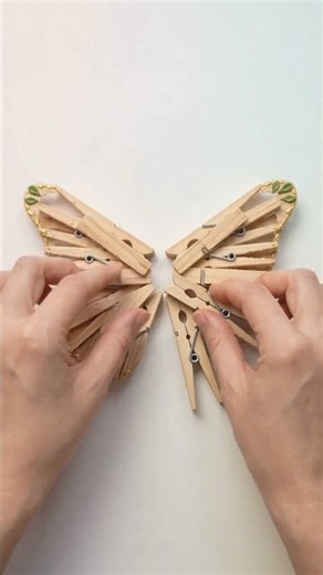 You Won’t Believe This Is Made From Clothespins! 🦋✨