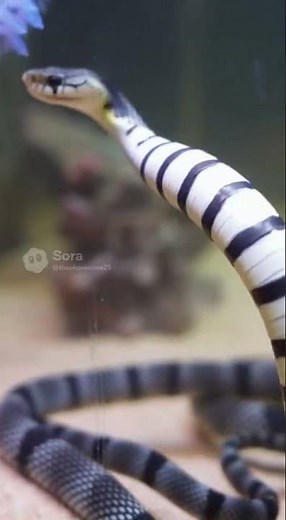 Snake bites jellyfish 😳😳😭#jellyfish#watersnake