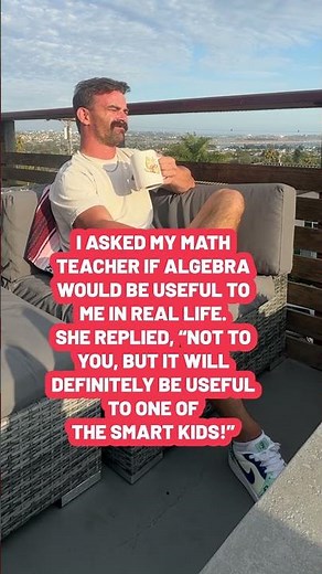 One math teacher joke that's actually clever #dadjokes #shorts #funny