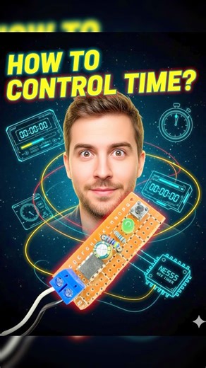 How to Control Time? | NE555 Timer. #Electronics#NE555#DIYElectronic
