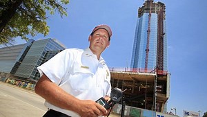 Oklahoma City firefighters prepare emergency procedures for Devon tower