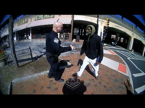 Grumpy Old Man Punches Cop in the Face During Park Confrontation