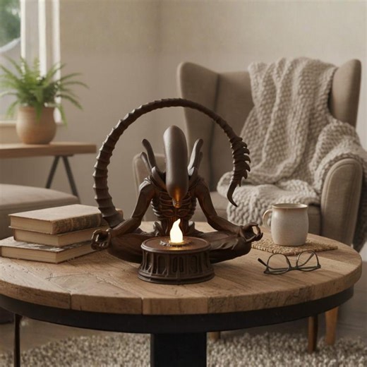 Zenomorph Alien Figurine 3D Printed Sci Fi Monster Collectible Desk Decor Horror Fan Gift Candle Holder - Etsy