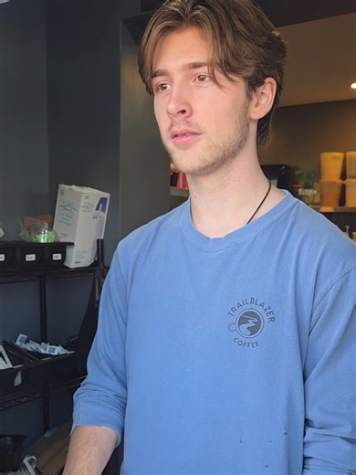 *No baristas were harmed in the making of this video, but he is definitely covered in our signature Lotus energy drink* #baristatok #trailblazer #localcoffee #lotusenergy #shoplocal