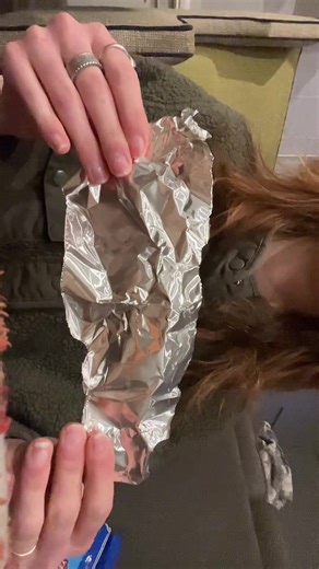 aluminum foil (harsh sounds) #asmr #lofiasmr #fyp