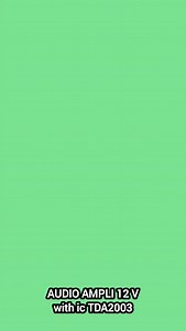 7.3K views · 86 reactions | #reels #electronic #tutorial Audio ampli 12 volt with ic tda 2003 | Kreator teknis | Facebook