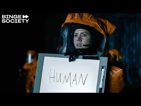 Arrival (2016): Talking With Aliens Scene | First Alien Contact
