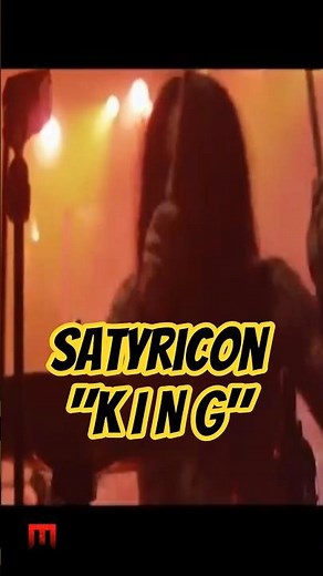 Satyricon: Satyr’s Dark 'K I N G' LIVE Black Metal Power! 👑