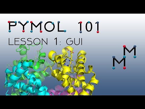 PyMOL 101, Lesson 1: GUI Basics - loading structures, mouse/trackpad motions, sequence, zoom & clip