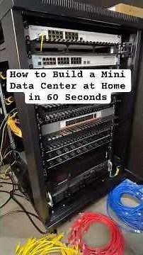Learn how to set up a mini data center at home in just 60 seconds!