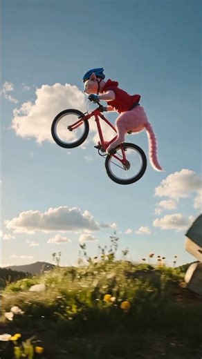 Crazyy Cat On a Bicycle🚴🔥 #shorts #ai #aishorts #viral #viralai #cat #cutecats