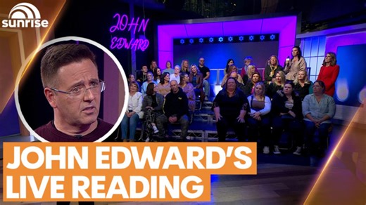 Psychic medium John Edward's live reading for Sunrise studio audience