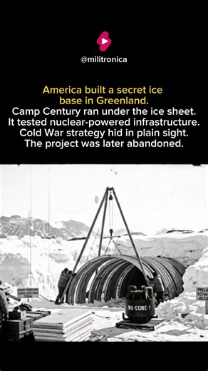 America Built a Secret Ice Base. Cold War Strategy Beneath Greenland | Camp Century #shorts