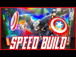BLOKEES CHAMPION CLASS INFINITY SAGA CAPTAIN AMERICA MODEL KIT | Speed Build