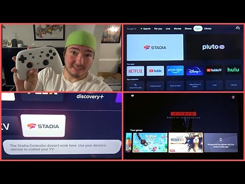 Stadia On Chromecast w/ Google TV Setup Guide!