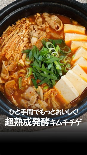 超熟成発酵キムチチゲ #shorts