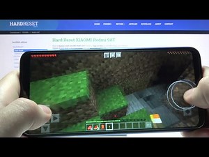 Minecraft Gameplay Test on Xiaomi Redmi 9AT Gaming Quality