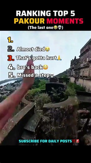 TOP 5 PAKOUR MOMENTS