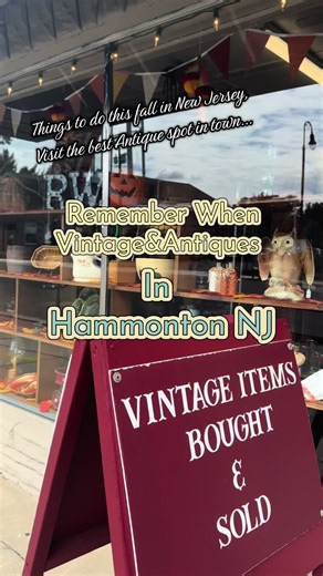 Put us on your cozy fall bucket list🍁🍂 #vintagestore #cozyfall #antiquing #southjersey #vintageshopping