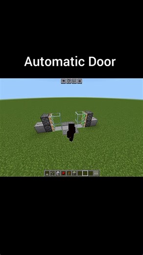 Automatic Door for Minecraft bedrock #shorts #minecraft