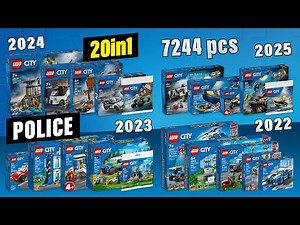 All LEGO City Police sets COMBO 2022-2025 (20in1)[7244 pcs] Step-by-Step Building Instructions | TBB