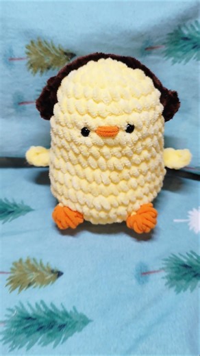 Crochet Little Chick 🐣 The Ultimate Yellow Squish! ✨ #crochet #amigurumi #shorts #plush #chick