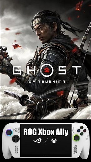 Ghost of Tsushima Gameplay and Settings | Rog Xbox Ally | Frame Generation