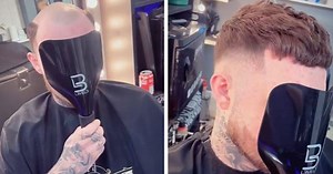 Exeter barbers reveals amazing men's hair loss transformations