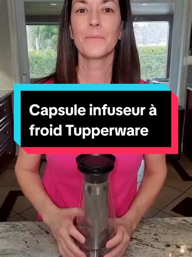 Carafe Infusion à Froid Tupperware pour Boissons Naturelles