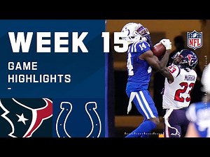 Texans vs. Colts Week 15 Highlights | NFL 2020