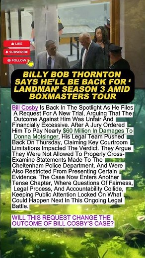 Bill Cosby Demands New Trial Shock #billcosby #courtcase #legalnews