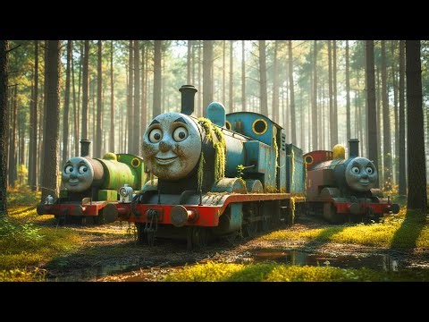 ASMR Car Restoration 🚂 – Restoring Forgotten Thomas & Friends Trains in the Forest | Full Rebuild
