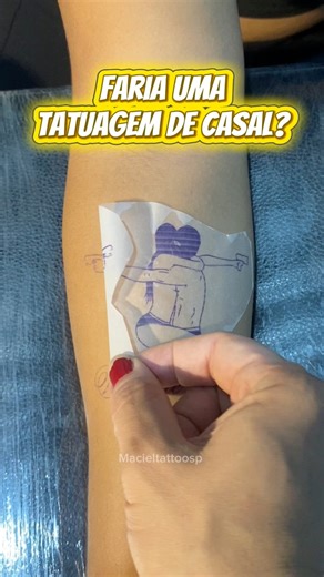 Tatuagem de casal #tatuagem #amor | Maciel Santos