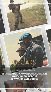 INTERNATIONAL SPACES | 98th Academy Awards® Shortlists Announced The Academy of Motion Picture Arts and Sciences has revealed the official shortlists for the 98th Academy Awards®, recognising excellence across 12 award categories, including International Feature Film, Casting, Sound, Visual Effects, Costume Design, and more. As the awards season builds momentum, these shortlists spotlight outstanding storytelling and craftsmanship from across the global film industry. 🎞️ Final Oscar nominations