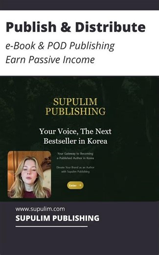 Publish and Distribute Your Book in Korea | Supulim Publishing