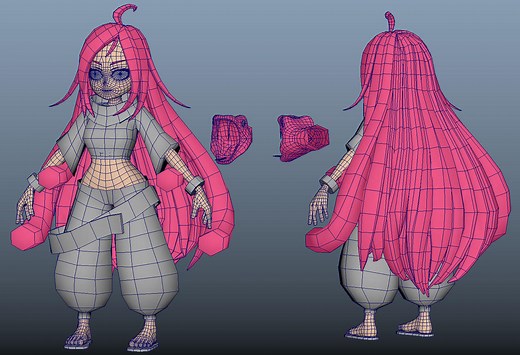 第2回：モデリングその①　～キャラの命！顔と髪編～