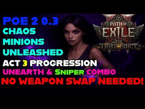 ACT 3 FINISHED! Witch Minions Build Progress (Gear, Skills & Tree) | PoE2 0.3