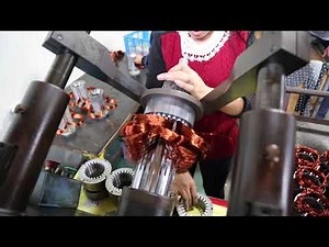 AC Motor Stator Coil Winding Inserting Machine & Electric Induction Motor Inserting