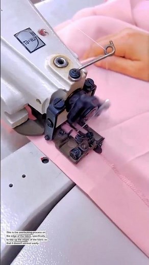 Industrial Overlock Stitching | Professional Edge Finishing Using 3-Thread Overlock Machine