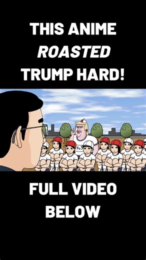 This anime turned Trump into a rapping high school exchange student! #Anime #Trump #Japan