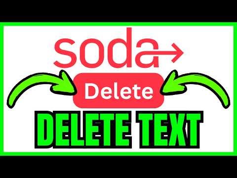 How To DELETE TEXT In Soda PDF (QUICK & EASY) 2026
