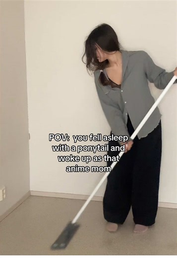 Transforming into an Anime Mom: The Ultimate Ponytail POV