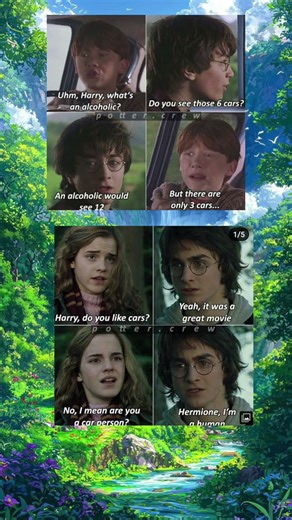 “Harry Potter Funny Meme 😂 | Car Confusion Scene | Trending Magical Comedy Clip” #harrypotter