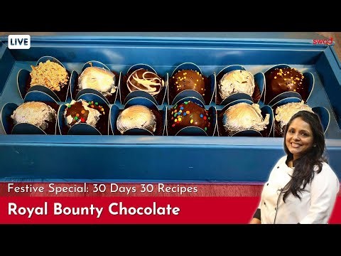 Homemade Royal Chocolate Bounty Recipe | रॉयल चॉकलेट बाउंटी | Easy & Quick Recipe for Diwali Hamper