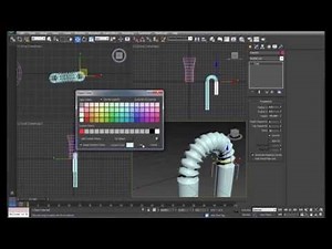 3D Max Bend and Binding Objects Tutorial 007