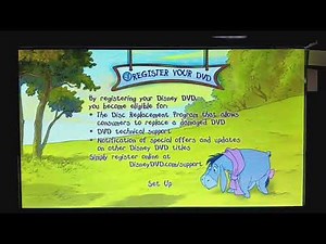 Disney Learning Adventures: Winnie the Pooh: Shapes and Sizes 2006 DVD Menu Walkthrough