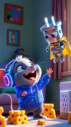 "Milo thought the socket was his new toy...until it SHOCKED him with a lesson!" #shorts