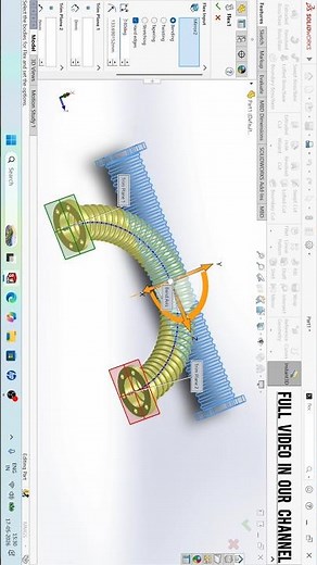 Flex Feature 🤯 in solidworks #shorts #animation #engineering