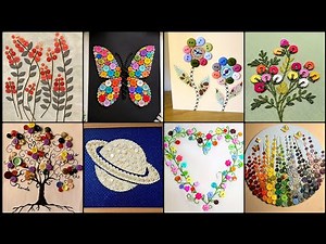 Amazing DIY Button Crafts You Must Try | Elegant Button Art, Home Decoration & Handmade Gift Ideas 🦋