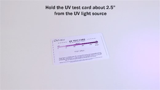 Watch UV, UVC & Intensity Test Card Demonstration on Amazon Live